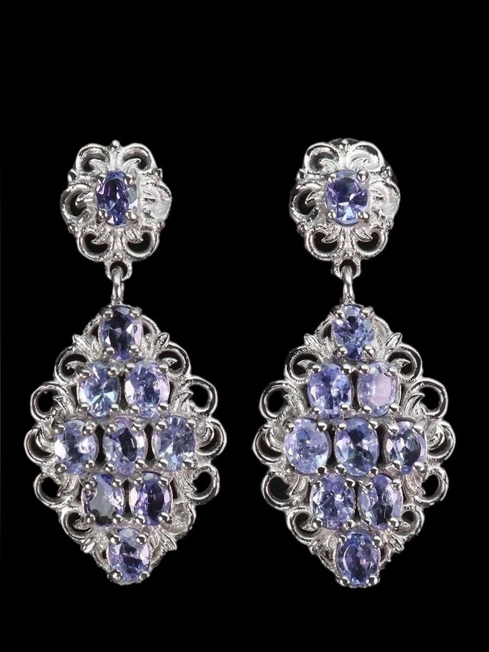 Genuine Tanzanite Earrings